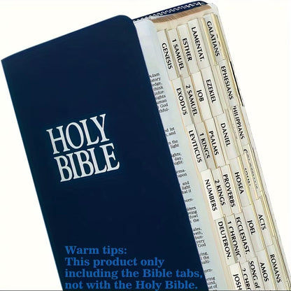 Bible Tabs,Bible Sticky Tabs for Old and New Testament,Bible Book Tabs,Bible Labels Tabs,Bible Tabs,Sticky Tabs.(Golden Edged)