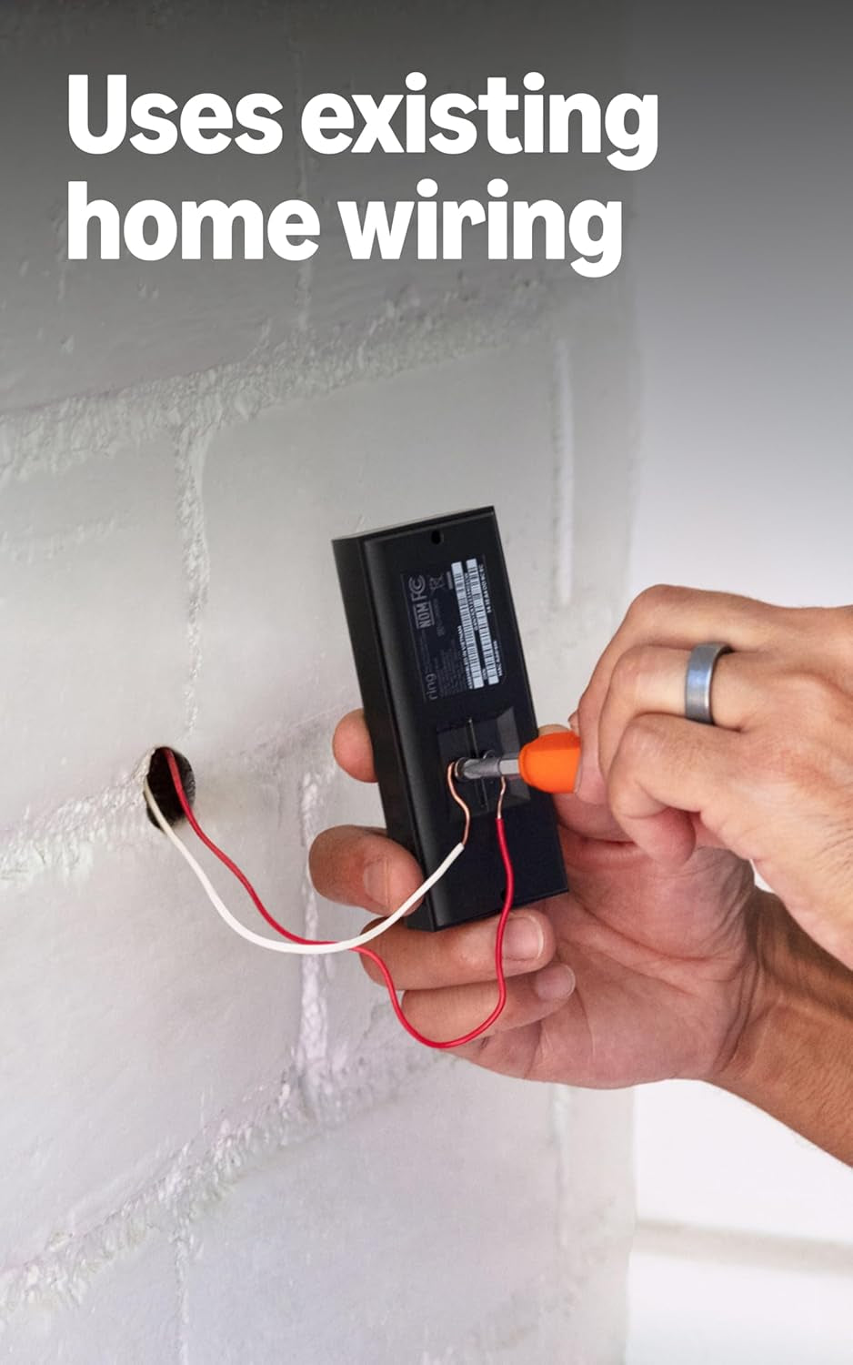 Video Doorbell Wired, Home or Business Security, Two-Way Talk, Advanced Motion Detection, HD Camera and Real-Time Alerts to Monitor Your Front Door (Wi Required)
