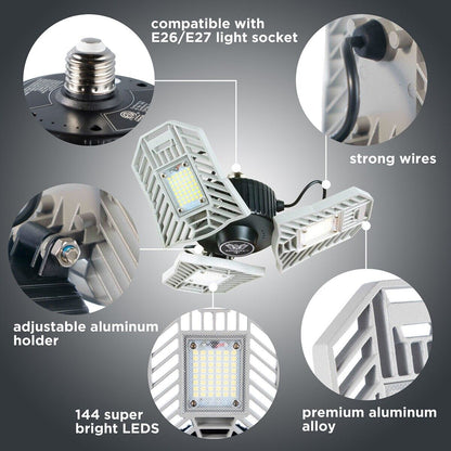 Led Garage Light-Led Adjustable Light-Basement Led Light