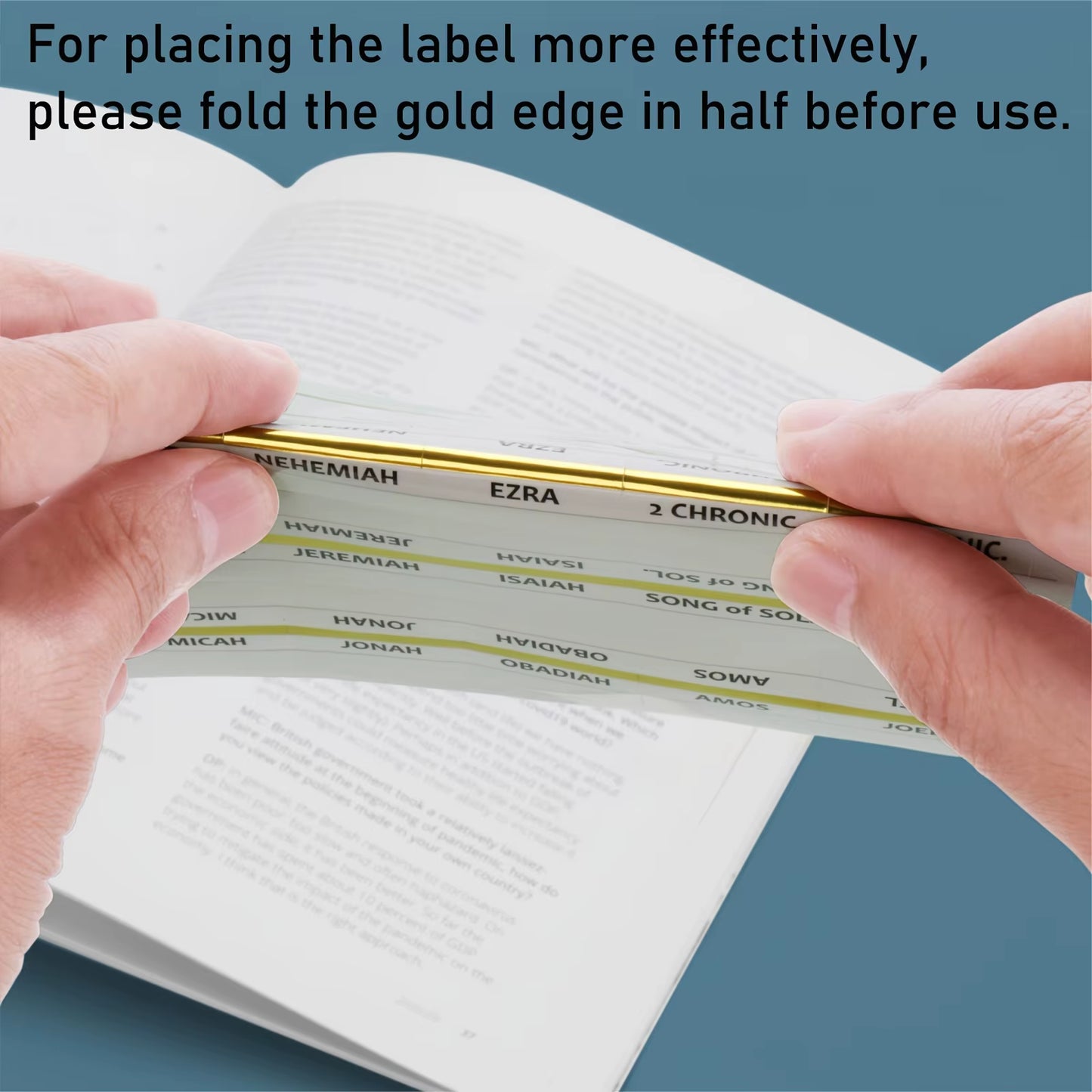 Bible Tabs,Bible Sticky Tabs for Old and New Testament,Bible Book Tabs,Bible Labels Tabs,Bible Tabs,Sticky Tabs.(Golden Edged)