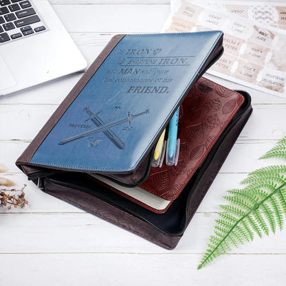 - Fundas Biblicas Para Hombres, 10,7" X 7,5" X 2,4, Estuche Para La Biblia P...
