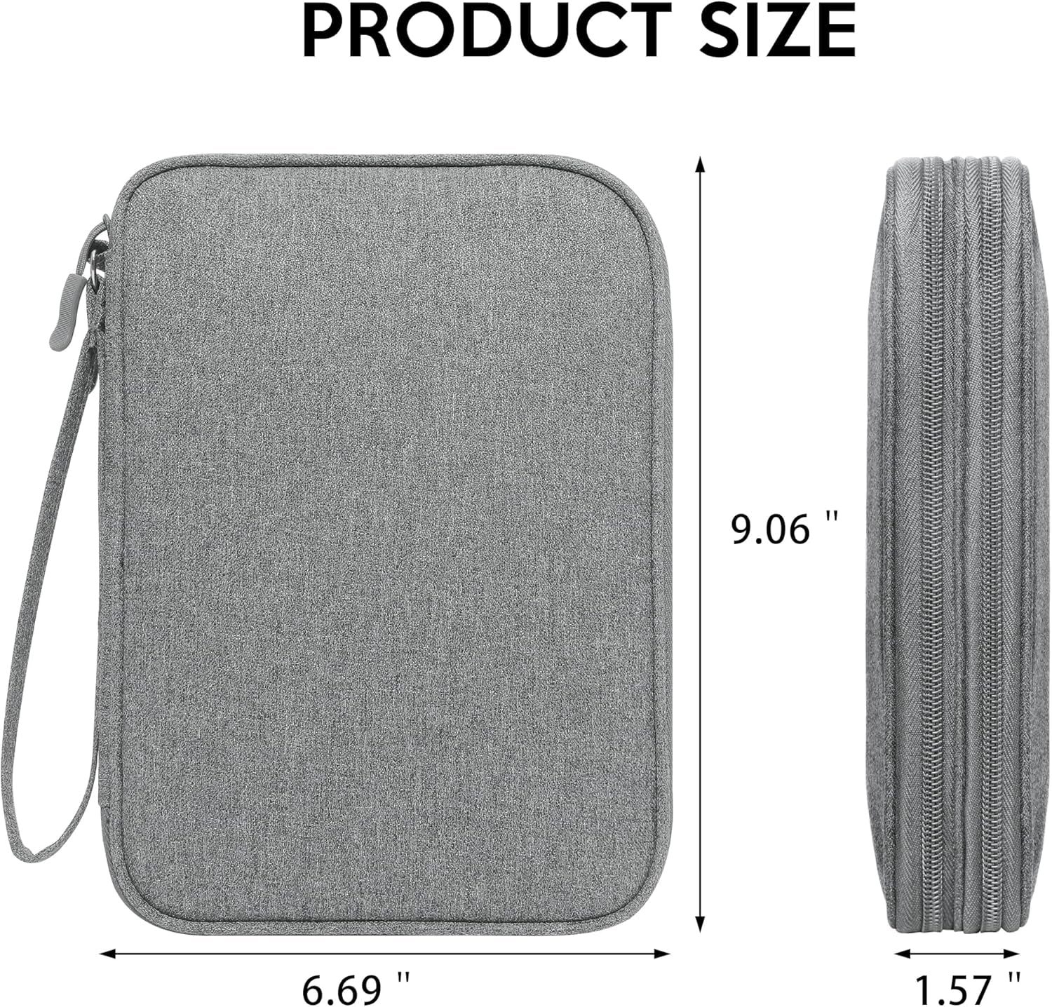 , Travel Cord Organizer Case, Compact Electronics Accessories Bag for Cable, Cord, Charger, Phone