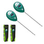 Soil Moisture Sensor Meter Water Monitor, Hygrometer for Gardening, Farming,Plants, No Batteries Required, 2 Pack