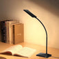 Dimmable LED Desk Lamp with USB Charge Port Touch Control Eye-Caring Adjustable Memory Function Table Lamp for Home Office Bedroom Nightstand-Black