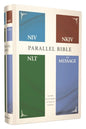 Niv, Nkjv, Nlt, the Message, (Contemporary Comparative) Parallel Bible, Hardcover, (Hardcover)