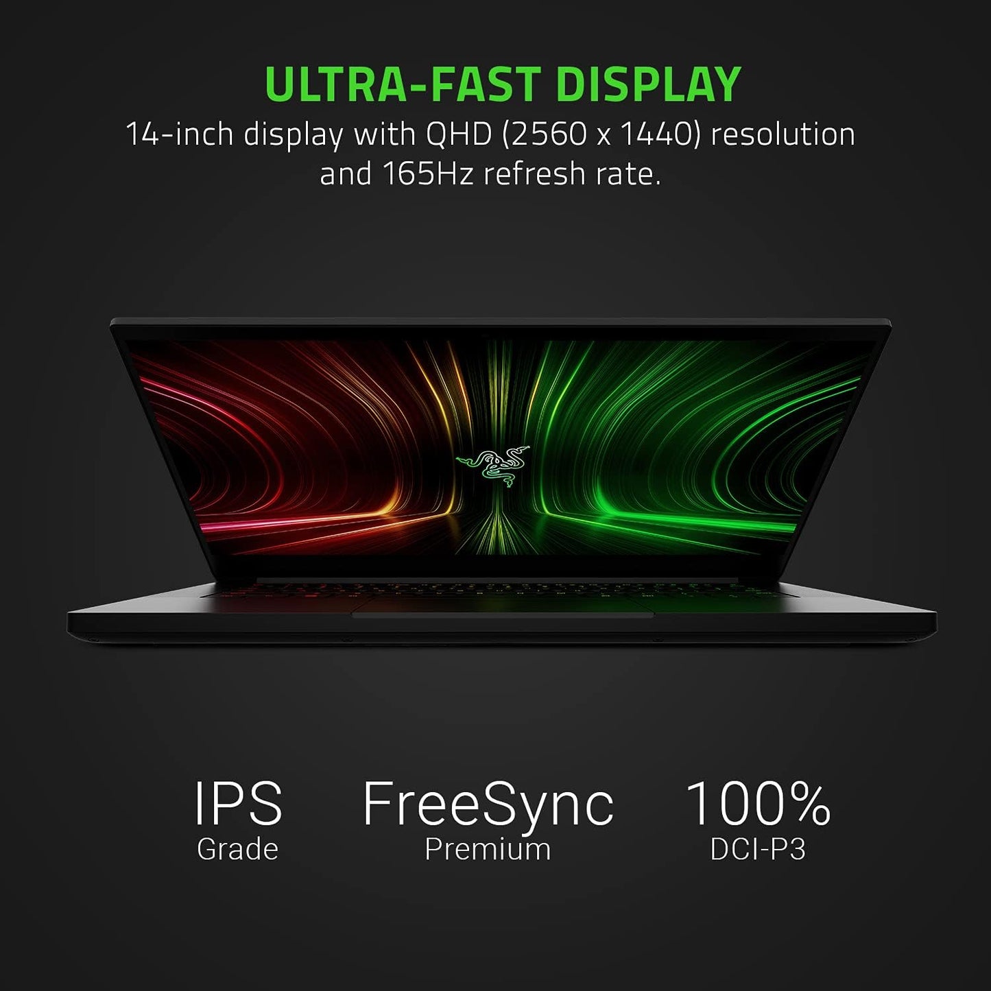 Blade 14 Gaming Laptop: AMD Ryzen 9 5900HX 8 Core, NVIDIA Geforce RTX 3070, 14" QHD 165Hz, 16GB RAM, 1TB SSD - CNC Aluminum - Chroma RGB - THX Spatial Audio - Vapor Chamber Cooling
