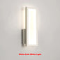 Modern Minimalist Wall Lamps Home Decor Living Room Bedroom Bedside 16W Ac96V-260V Led Sconce Black White Light Aisle Decoration