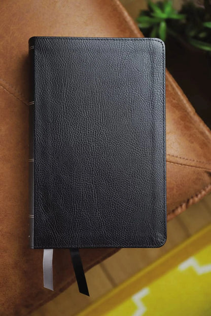 Niv, Thompson Chain-Reference Bible, Handy Size, European Bonded Leather, Black, Red Letter, Comfort Print, (Hardcover)