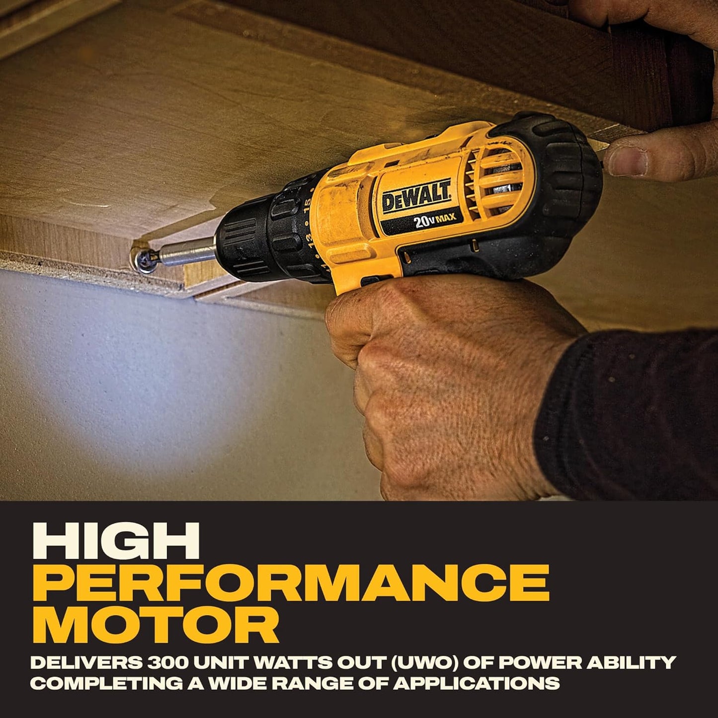 20V Max Cordless Drill Driver Set, 2 Speed, High Performance Motor, Includes 2 XR 1.3Ah Li-Ion Batteries, Charger and Contractor Bag (DCD771C2)