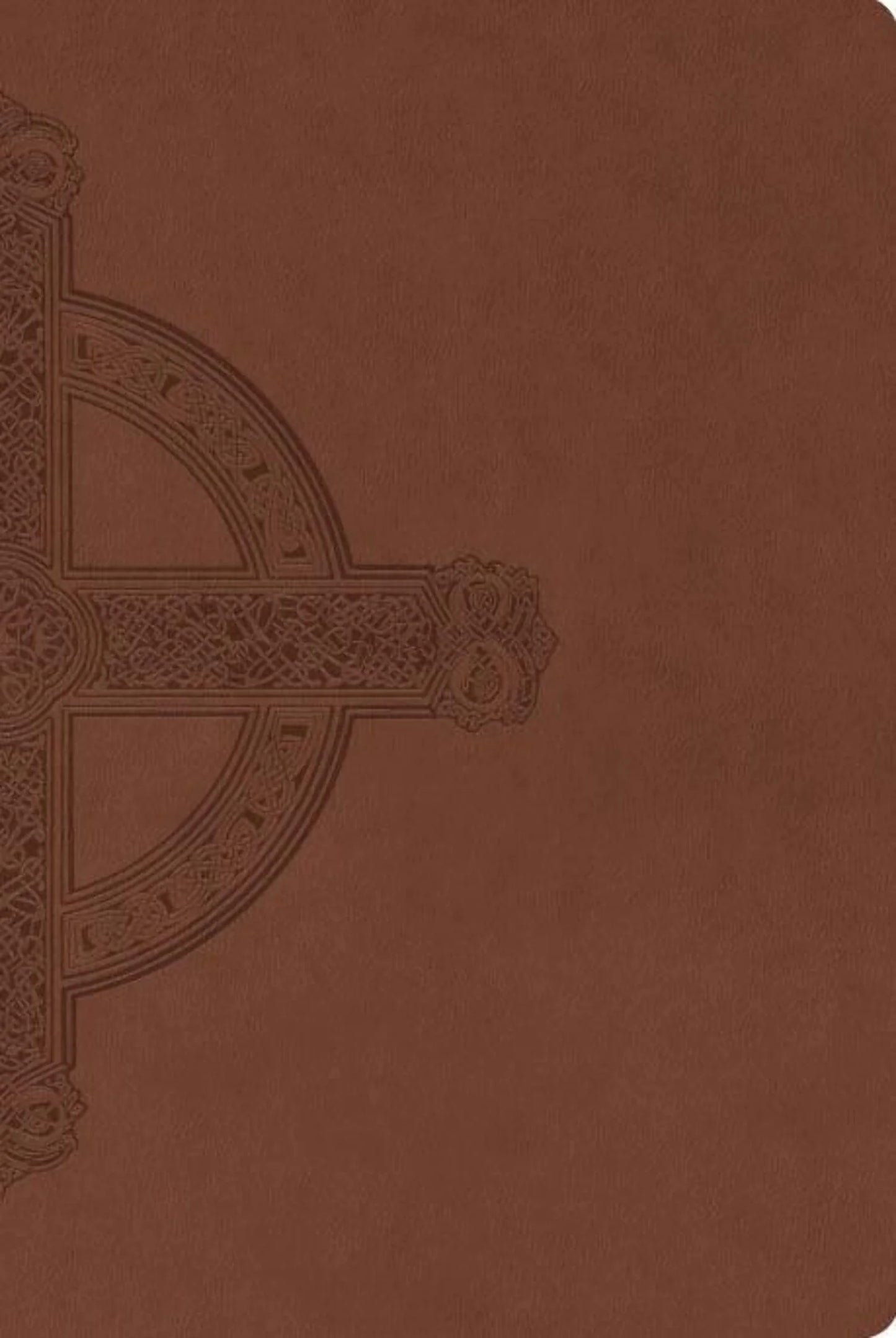 NLT Large Print Premium Value Thinline Bible, Filament Enabled (Leatherlike, Brown Celtic Cross), (Hardcover)