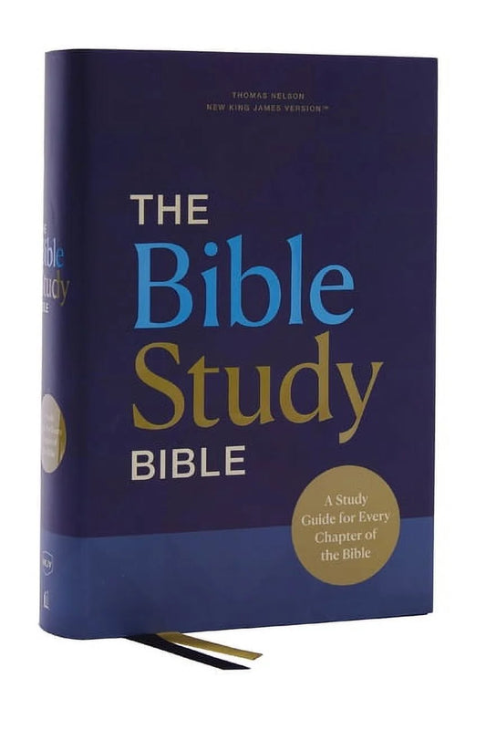Nkjv, the Bible Study Bible, Hardcover, Comfort Print: a Study Guide for Every Chapter of the Bible, (Hardcover)