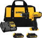 20V Max Cordless Drill Driver Set, 2 Speed, High Performance Motor, Includes 2 XR 1.3Ah Li-Ion Batteries, Charger and Contractor Bag (DCD771C2)