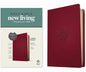 NLT Large Print Thinline Reference Bible, Filament Enabled Edition (Red Letter, Leatherlike, Berry), (Hardcover)