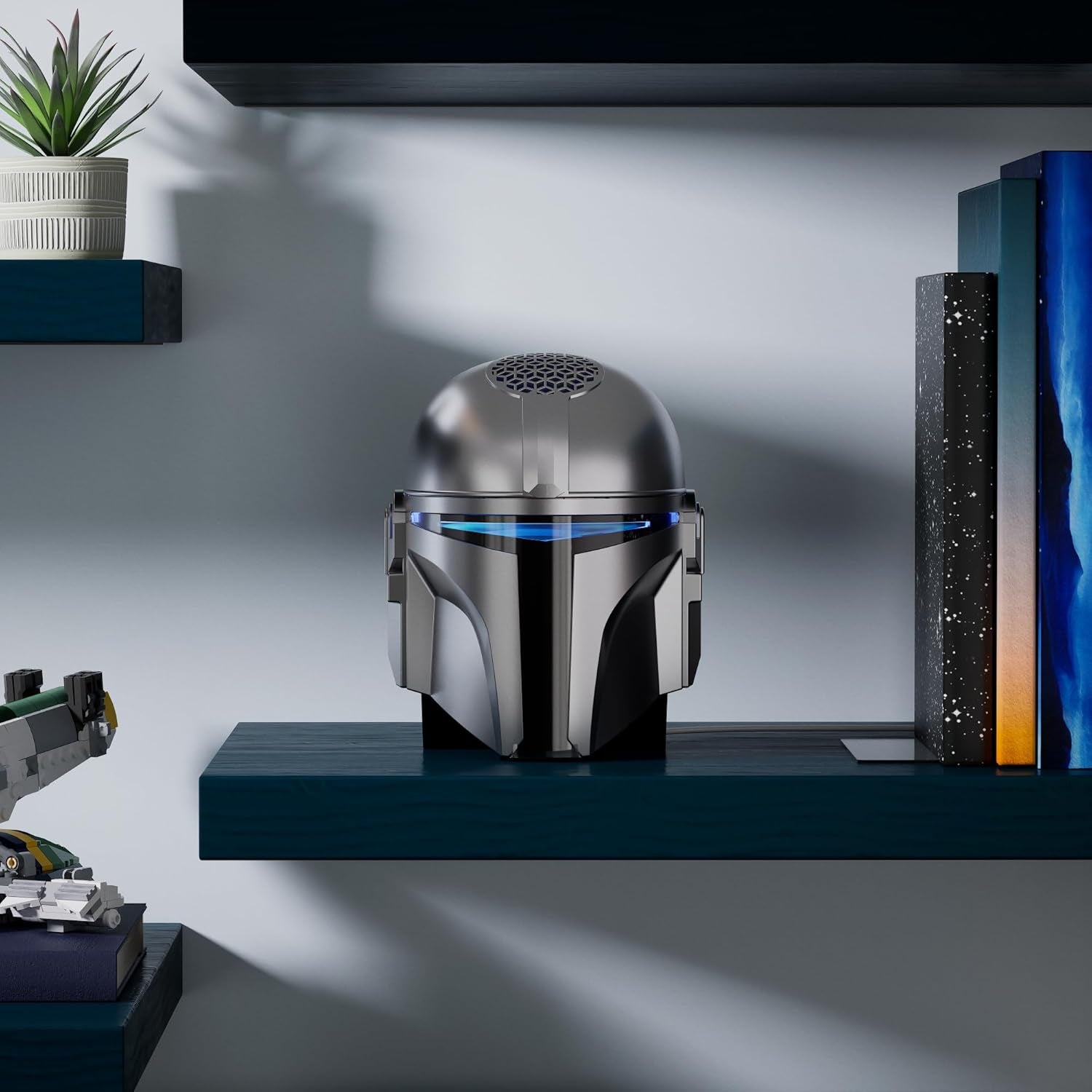 All-New Limited Edition, Star Wars the Mandalorian Helmet Stand for  Echo Dot (4Th & 5Th Generation)